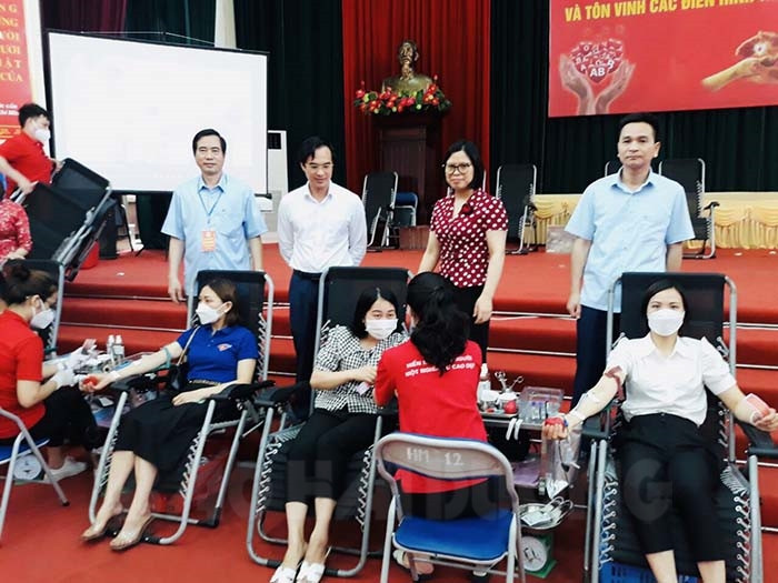 Thanh Hà khen thưởng 80 tập thể,  cá nhân hiến máu tình nguyện tiêu biểu